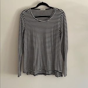 Black and white striped shirt